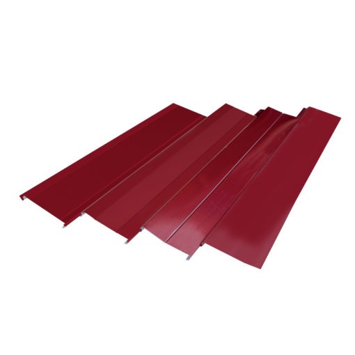 Metal Siding Panels red